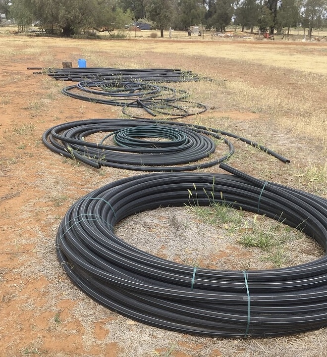 Poly Pipe Farm Tender